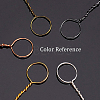Round Copper Wire for Jewelry Making CWIR-BC0004-0.15mm-02-6