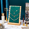 Bamboo Wood Multiple Necklace Display Stands NDIS-WH0003-008-5