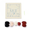 Sexy Girl Punch Embroidery Supplies Kit DIY-H155-09-2