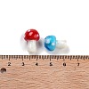 Mushroom Handmade Lampwork Beads Strands LAMP-R116-03-3