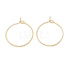 Ion Plating(IP) 316 Surgical Stainless Steel Hoop Earrings Findings X-STAS-D183-02G-01-1