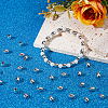100Pcs Barrel 202 Stainless Steel Spacer Beads STAS-DC0017-45-4