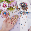 300Pcs Electroplated Glass Beads GLAA-ME0001-24-3