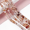 Natural Agate Beads Strands G-C011-01A-2