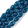 Transparent Glass Beads Strands LS-EGLA-N013-T10mm-D25-1
