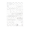 Laser Hot Stamping Nail Art Stickers Decals MRMJ-R088-33-R082-01-1