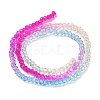 Transparent Painted Glass Beads Strands DGLA-A034-T2mm-A14-5