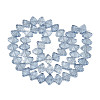 Electroplate Glass Beads Strand X-EGLA-S188-20-A02-2