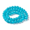 Natural White Jade Imitation Amazonite Beads Strands X-G-I299-F04-8mm-2
