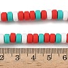 Christmas Handmade Polymer Clay Beads Strands CLAY-F006-01B-4