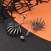 Spider 316 Surgical Stainless Steel Belly Button Rings EJEW-G416-06AS-2