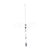 AB Color Plated Crystal Bullet Big Pendant Decorations HJEW-G019-03C-1