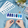 4Pcs Acrylic Bead Design Boards FIND-BC0013-08B-3