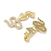 Brass Micro Pave Cubic Zirconia Pendants KK-L243-29G-12-2