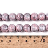 Baking Paint Glass Beads Strands DGLA-N016-10mm-03-4