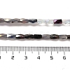 Electroplate Glass Beads Strands EGLA-D030-07C-4