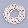 Opaque Solid Color Glass Beads Strands LS-GLAA-T009-001F-2