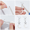 SOFPLATE 300Pcs 304 Stainless Steel French Earring Hooks STAS-SP0001-36-6