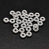 Rondelle 925 Sterling Silver Spacer Beads STER-F019-01C-2