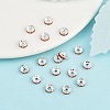Brass Grade A Rhinestone Spacer Beads RB-A014-Z6mm-20S-4