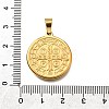 Ion Plating(IP) 304 Stainless Steel Pendants STAS-A053-24A-G-3
