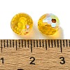 AB Color Plated Glass Beads EGLA-P059-02A-AB09-3