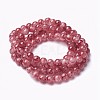 Spray Painted Glass Beads Strands X-GLAA-A038-C-62-2