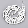 Baking Paint Pearlized Glass Pearl Bead Strands HY-T002-01B-01-1