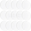 20Pcs Transparent Acrylic Big Pendants FIND-SP0005-61-1