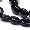 Natural Black Tourmaline Beads Strands G-L493-51-2