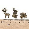 Christmas Mixed Style Tibetan Style Alloy Pendants TIBEP-F040-02AB-4