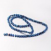 Electroplate Non-magnetic Synthetic Hematite Bead Strands G-F300-33B-05-2
