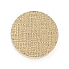 Texture Theme Roung Brass Stamp Head AJEW-M036-06O-G-2