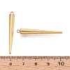 304 Stainless Steel Pendants STAS-T075-22C-G-3