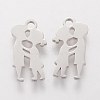 201 Stainless Steel Charms STAS-Q201-T418-2