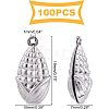 316 Surgical Stainless Steel Pendants STAS-DC0007-71-5