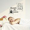 Translucent PVC Self Adhesive Wall Stickers STIC-WH0015-032-4