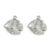 Ocean 304 Stainless Steel Pendants STAS-P390-01D-P-1