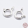 925 Sterling Silver Spring Ring Clasps STER-K167-076D-S-3