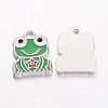 Alloy Enamel Pendants X-EA218Y-NF-2