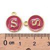 Golden Plated Alloy Enamel Charms LS-ENAM-S118-08S-3