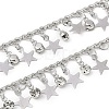 Handmade Brass & Rhinestone Chains CHC-Z001-11P-1