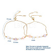 Adjustable Brass Slider Bracelets BJEW-JB05182-6