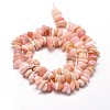 Natural Morganite Chip Beads Strands X-G-E271-85-2