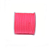 20M Polyester Braided Cord for Jewelry Making OCOR-G015-04A-07-2