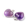 Natural Amethyst Charms G-T132-005C-3