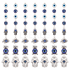 Evil Eye Jewelry Making Finding Kit FIND-PH0008-04-1
