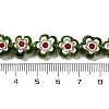 Handmade Millefiori Lampwork Beads Strands LAMP-G164-03K-4