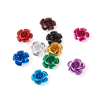 300pcs 10 colors Aluminum Cabochons MRMJ-FW0001-02-1
