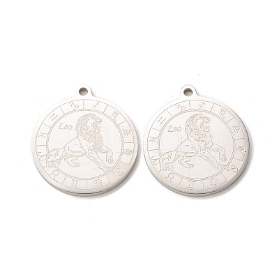 Non-Tarnish 304 Stainless Steel Pendants STAS-A074-03J-P-1
